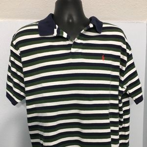 Polo Ralph Lauren Mesh Polo Green/Blue